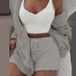 Cozy 3-Piece Plush Pajama & Lounge Set