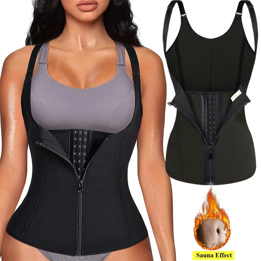 Zipper Waist Trainer Tank